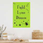 Poster Fight Lyme (Keuken)