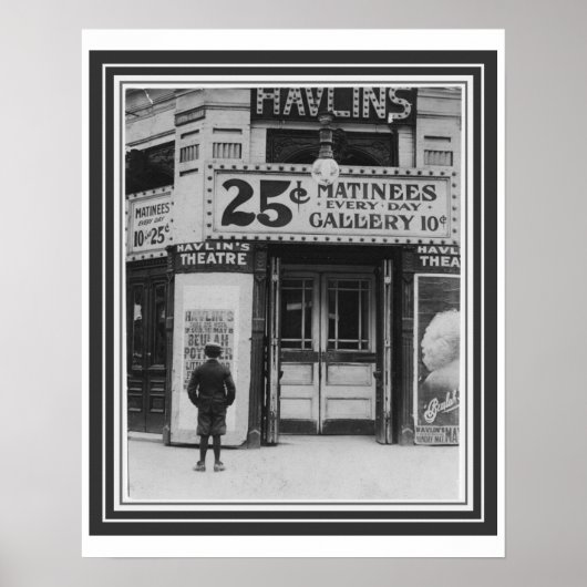 Poster filmbioscoop 16 x 20 (Voorkant)