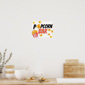 Poster filmparty popcorn (Keuken)