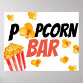 Poster filmparty popcorn (Voorkant)