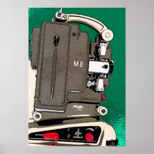 poster  filmprojector (Voorkant)