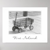 poster "Fire Island Wagon" (Voorkant)