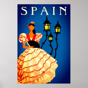 Poster Flamenco Dancer