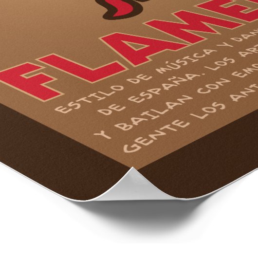 Poster FLAMENCO (versión en español) (Hoek)