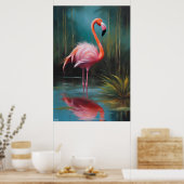 Poster | Flamingo | Kunst (Keuken)