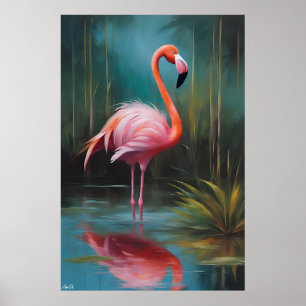 Poster   Flamingo   Kunst