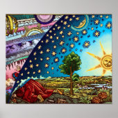 Poster Flammarion Dome - onder de koepel (Voorkant)