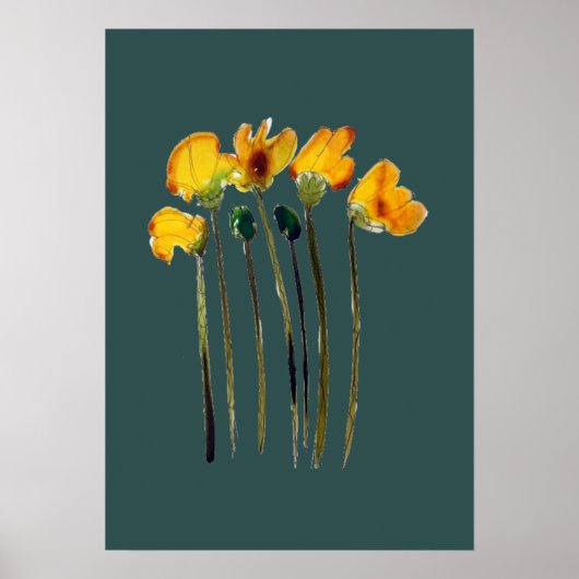 Poster Floral Artwork (Voorkant)