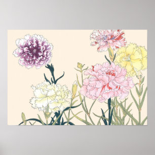  Poster Floral Pink