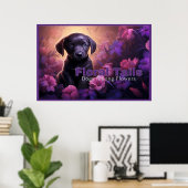 Poster Floral Tails (Thuiskantoor)