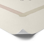 Poster FLOWER BAR voor bruidsfeesten. (Hoek)