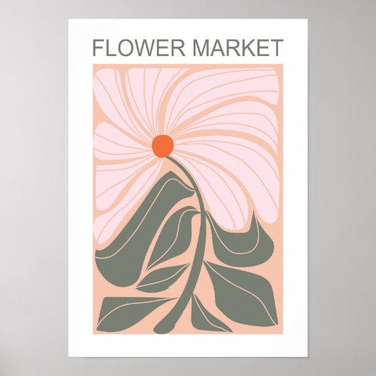Poster Flower Market A3 (Voorkant)