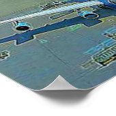 Poster Flugzeug (Hoek)