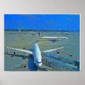 Poster Flugzeug (Voorkant)