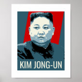 Poster Flyer Kim Jong-un (Voorkant)