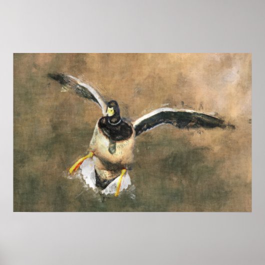 Poster Flying Duck (Voorkant)