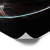 Poster Football met gloeiend effect (Hoek)