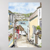 poster "Fore Street (Polruan)" (Voorkant)