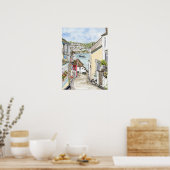 poster "Fore Street (Polruan)" (Keuken)