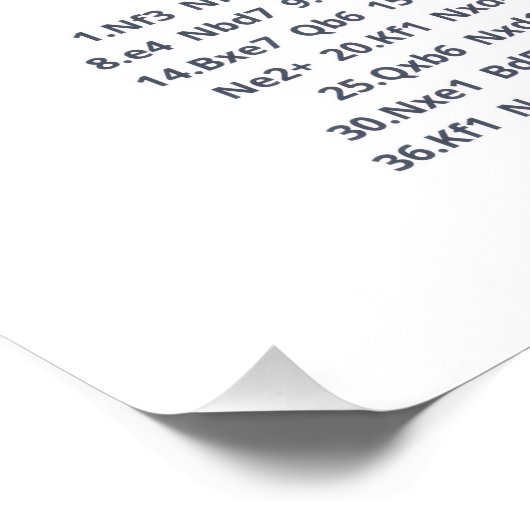 Poster - Forever Chess Games (Hoek)