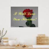 poster "Forever Love" (Keuken)