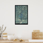 Poster foto van het Martin-meer, Alabama-satelliet (Keuken)