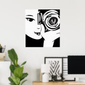 Poster fotografie (Thuiskantoor)