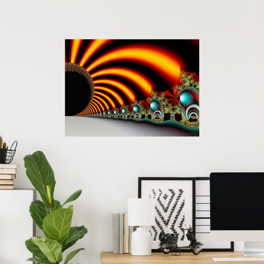 Poster frackeren (Thuiskantoor)