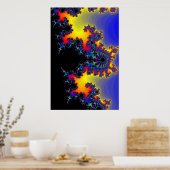 Poster: Fractal Edge Poster (Keuken)