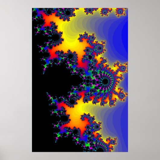 Poster: Fractal Edge Poster (Voorkant)