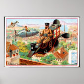 Poster  Frans chocolade ad, steampunk (Voorkant)