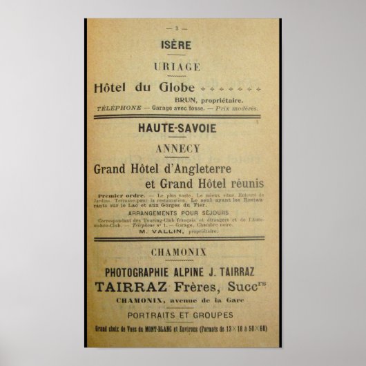  Poster Frans Hotel (Voorkant)