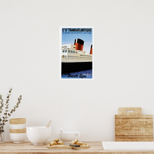 Poster Franse Line Midships (Keuken)