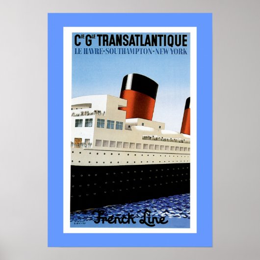 Poster Franse Line Midships (Voorkant)