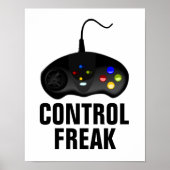 Poster Freak Gamer controleren (Voorkant)