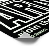 poster "FREE SPEECH ARMY 2" (Hoek)