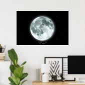poster "FULL MOON ("Luna")" (Thuiskantoor)