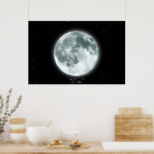 poster "FULL MOON ("Luna")" (Keuken)
