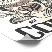 Poster Funny  Typography Coffee Quote (Hoek)