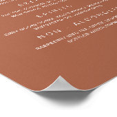 Poster G400 van de Opvang van de Bar van het Menu (Hoek)