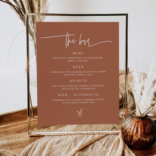 Poster G400 van de Opvang van de Bar van het Menu