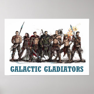 Poster Galactische Gladiatoren