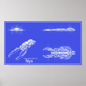 Poster Galaxy Nyx Blueprints (Voorkant)