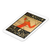 poster "GALERIE ARNOT" VAN EGON SCHIELE OP MAGNET Magneet (Linkerzijde)