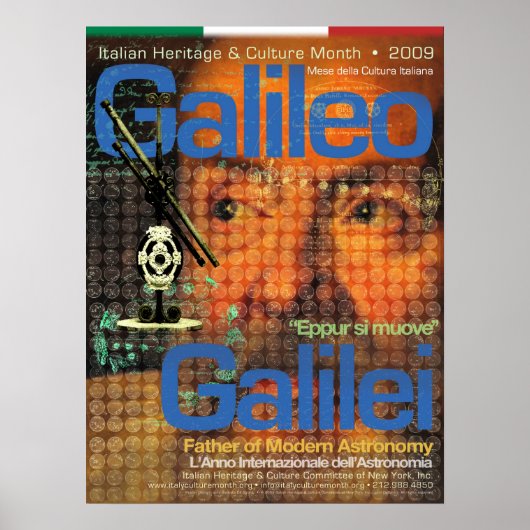 Poster Galileo Galilei (Voorkant)