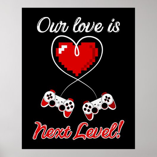 Poster Gamer Valentijn (Voorkant)