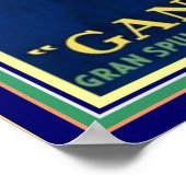 Poster Gancia ad Cappiello 12 x 16 (Hoek)