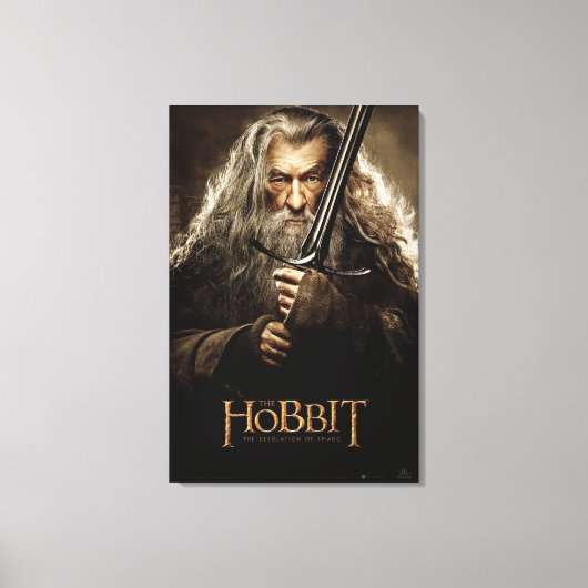 Poster Gandalf Character 1 Canvas Afdruk (Voorkant)