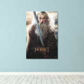 Poster Gandalf Character 2 Canvas Afdruk (Insitu (Houten vloer))
