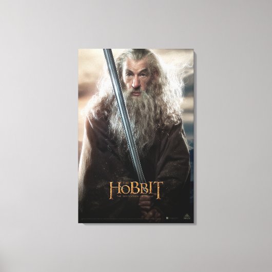 Poster Gandalf Character 2 Canvas Afdruk (Voorkant)